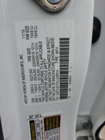 2020 ACURA RDX ADVANC - 5J8TC2H73LL024914