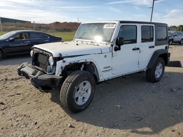 Salvage cars for sale from Copart Tifton, GA: 2017 Jeep Wrangler Unlimited Sport