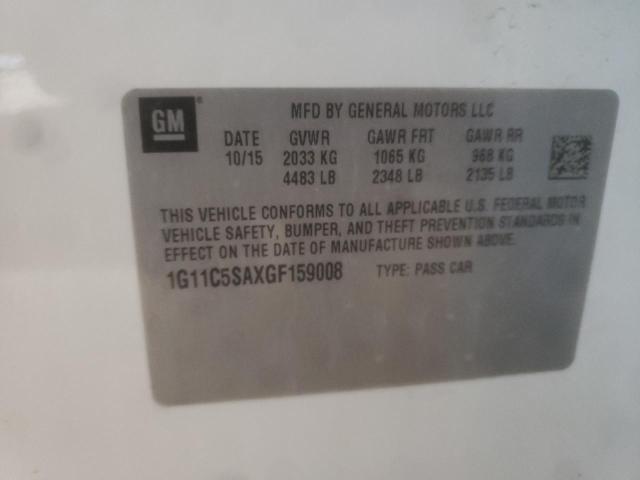 2016 CHEVROLET MALIBU LIM - 1G11C5SAXGF159008