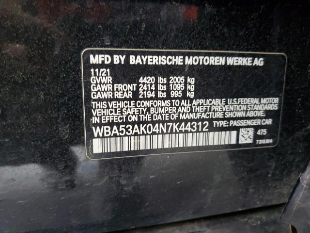 2022 BMW 228I - WBA53AK04N7K44312