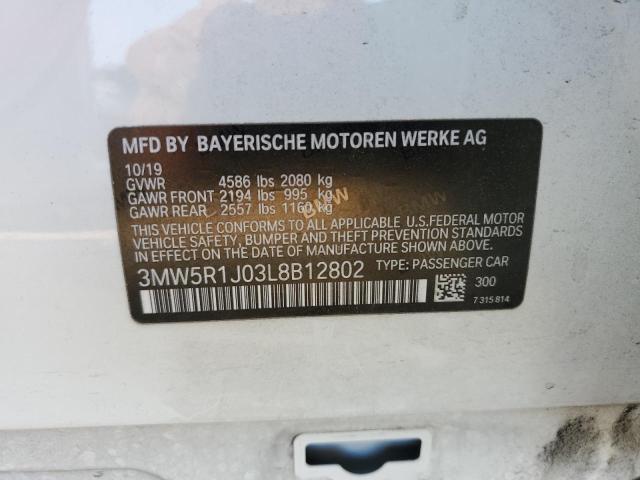 3MW5R1J03L8B12802 BMW 3 Series