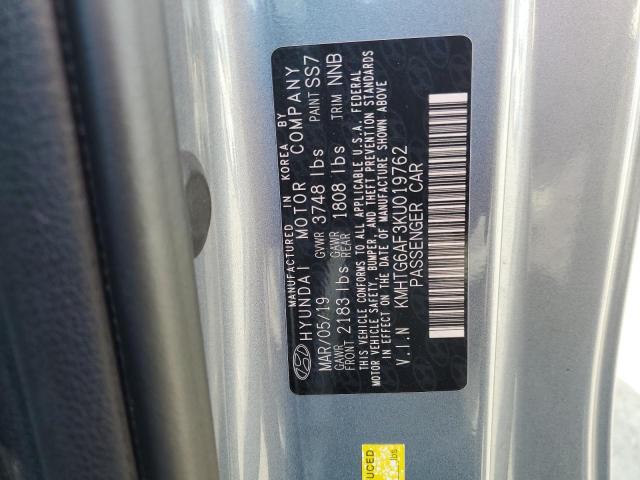 2019 HYUNDAI VELOSTER B - KMHTG6AF3KU019762