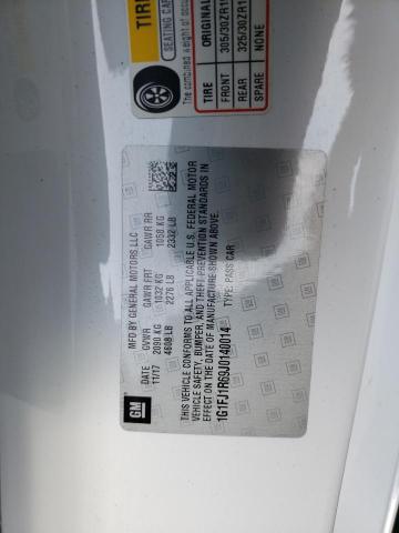 2018 CHEVROLET CAMARO ZL1 - 1G1FJ1R69J0140014