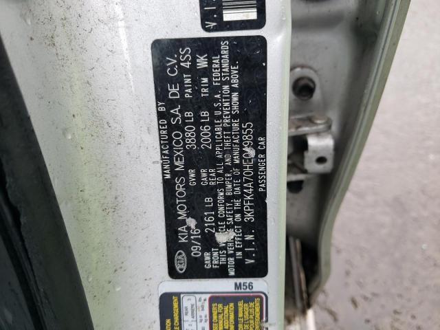 3KPFK4A70HE049855 KIA FORTE LX