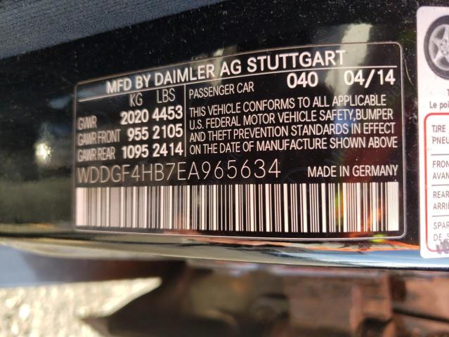 WDDGF4HB7EA965634 Mercedes-Benz C 250