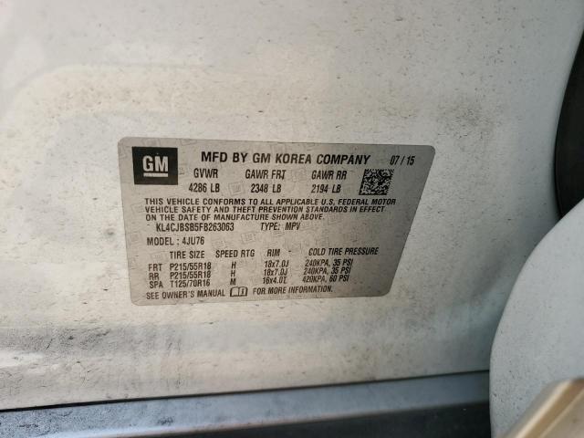 2015 BUICK ENCORE CON - KL4CJBSB5FB263063