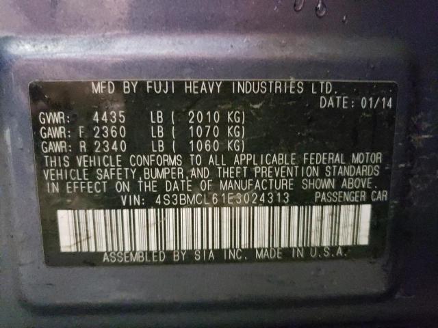 4S3BMCL61E3024313 Subaru Legacy 2.5i Limited