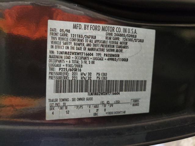 1LNFM82WXWY716604 Lincoln TOWNCAR