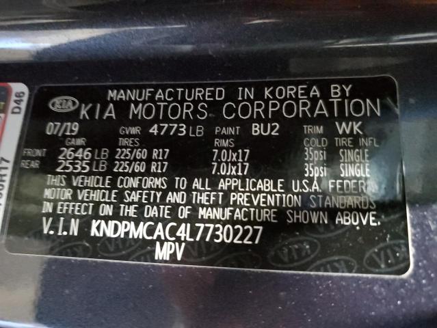 KNDPMCAC4L7730227 KIA Sportage