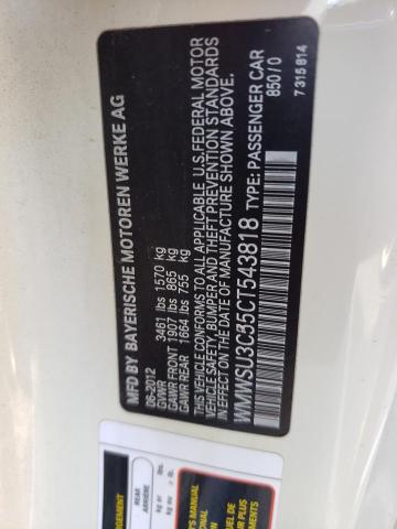 WMWSU3C55CT543818 Mini Cooper
