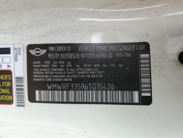 WMWRF33596TG15426 Mini Cooper