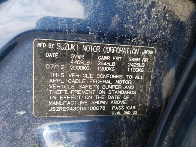 JS2RE9A30D6100078 Suzuki KIZASHI SE