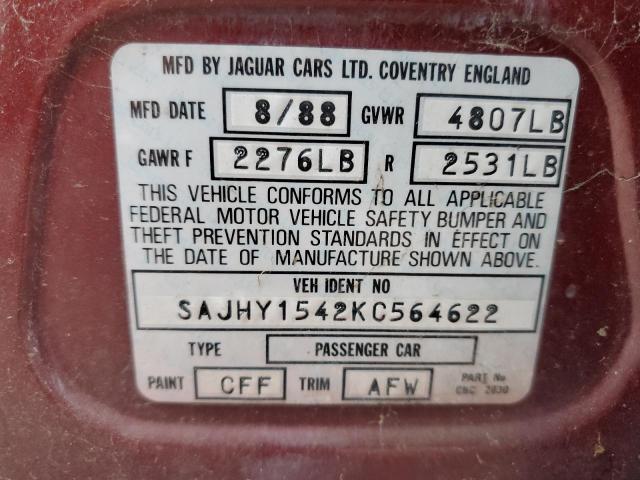 SAJHY1542KC564622 Jaguar XJ6