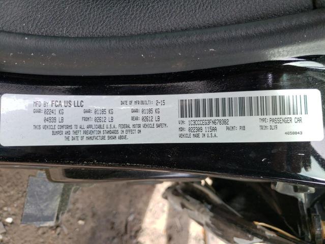 2015 CHRYSLER 200 C - 1C3CCCEG3FN678382