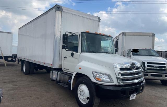 Salvage trucks for sale at Houston, TX auction: 2012 Hino 258 268