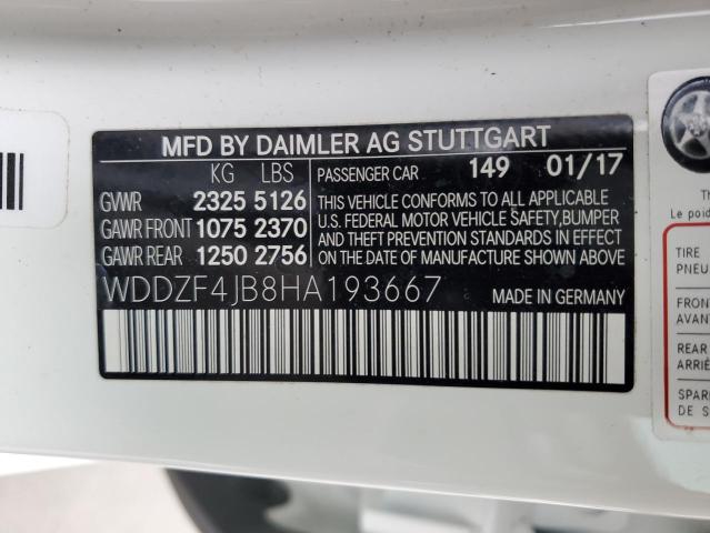 2017 MERCEDES-BENZ E 300 - WDDZF4JB8HA193667