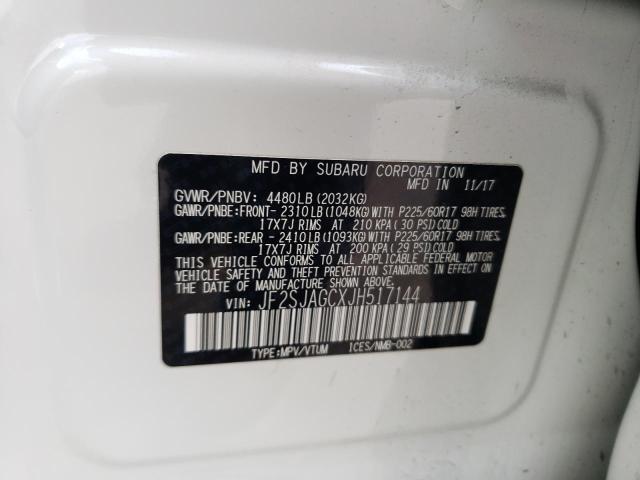 JF2SJAGCXJH517144 Subaru Forester 2.5i Premium