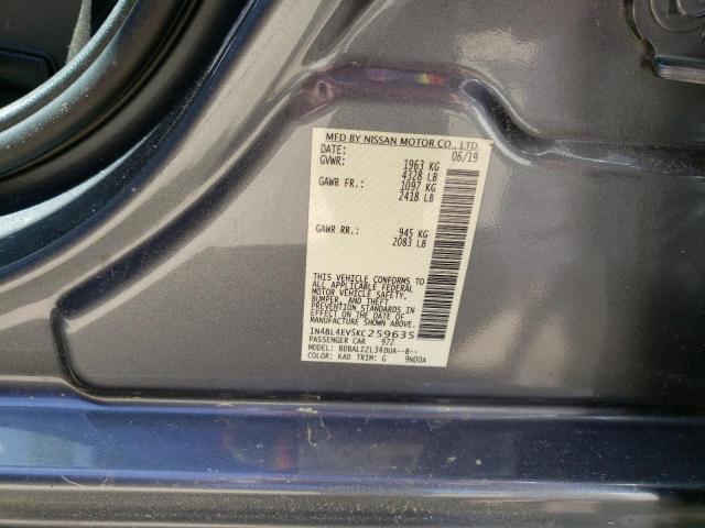 1N4BL4EV5KC259635 Nissan ALTIMA SL