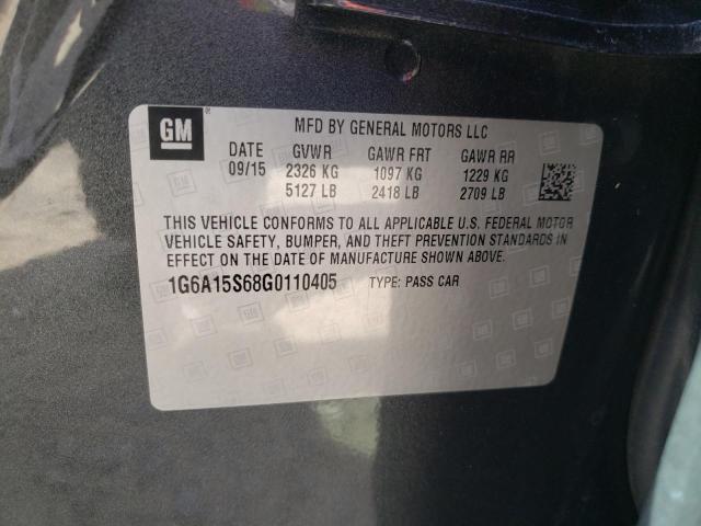 2016 CADILLAC CTS-V - 1G6A15S68G0110405