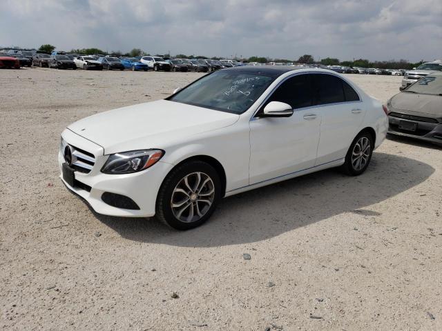 Salvage cars for sale from Copart San Antonio, TX: 2016 Mercedes-Benz C 300 4matic