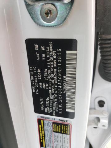 5XXG64J20NG110816 KIA K5 GT LINE
