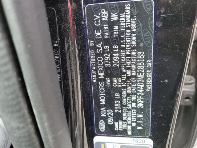 2021 KIA FORTE GT L - 3KPF34AD3ME288183