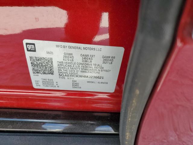 2021 BUICK ENCLAVE PR - 5GAERCKW4MJ236621