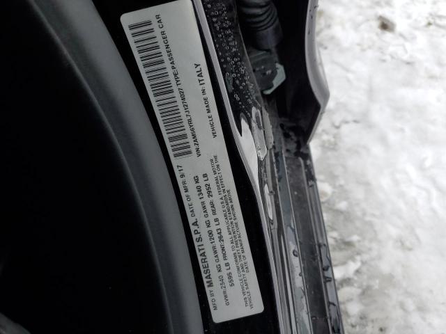 ZAM56YRL7J1274027 Maserati Quattroporte S