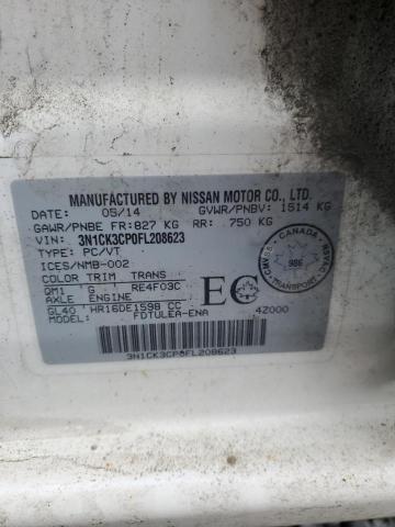 2015 NISSAN MICRA - 3N1CK3CP0FL208623