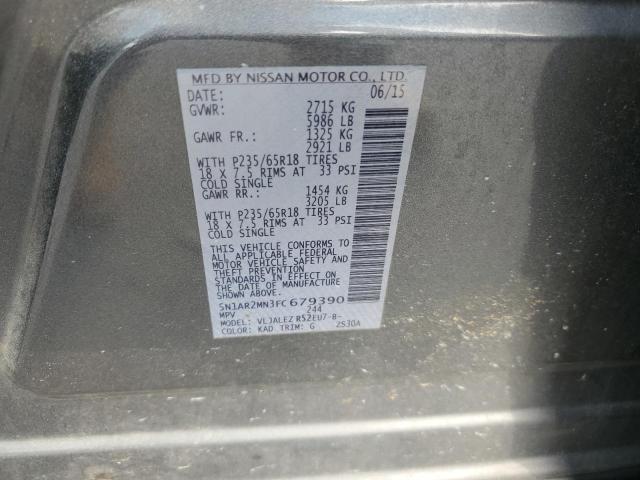 5N1AR2MN3FC679390 Nissan Pathfinder S