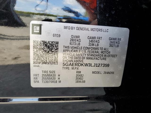 2020 BUICK ENCLAVE AV 5GAERDKW3LJ127359