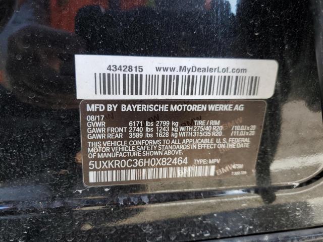 5UXKR0C36H0X82464 BMW X5 Xdrive35i