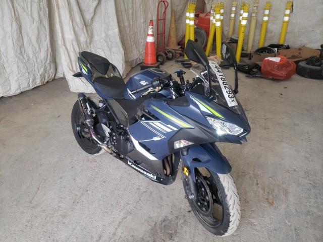 Salvage cars for sale from Copart Madisonville, TN: 2022 Kawasaki EX400
