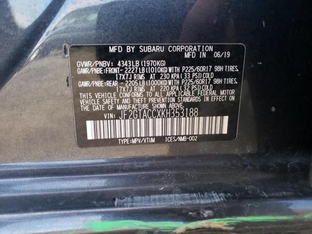 2019 SUBARU CROSSTREK JF2GTACCXKH353188