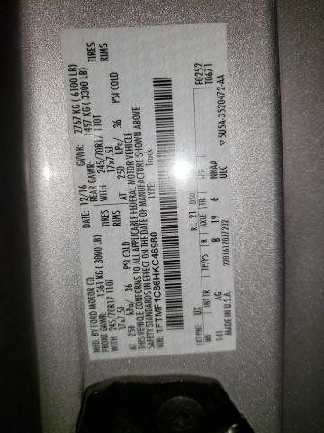 2017 FORD F150 - 1FTMF1C86HKC46980