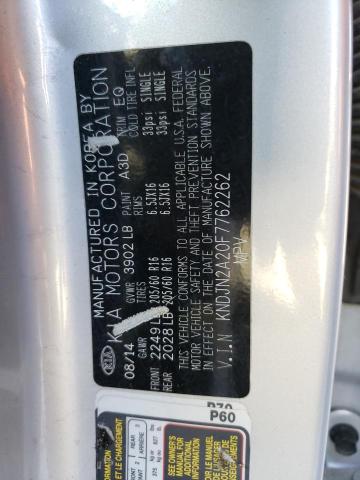 KNDJN2A20F7762262 KIA Soul