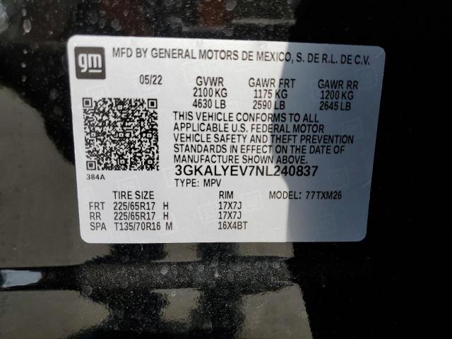 3GKALYEV7NL240837 GMC Terrain At4