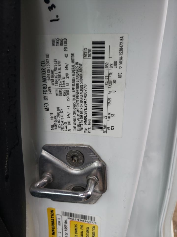 NM0LS7E26K1426778 FORD TRANSIT 2019