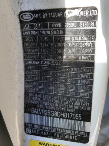 SALVR2BG8DH817055 Land Rover Range Rover Evoque Pure Premium