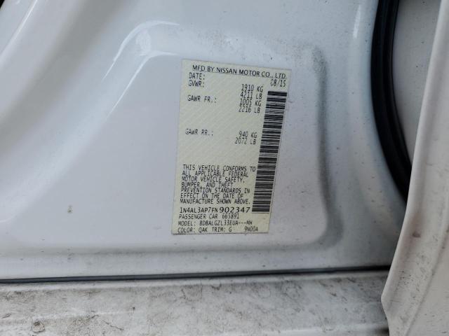 2015 NISSAN ALTIMA 2.5 1N4AL3AP7FN902347