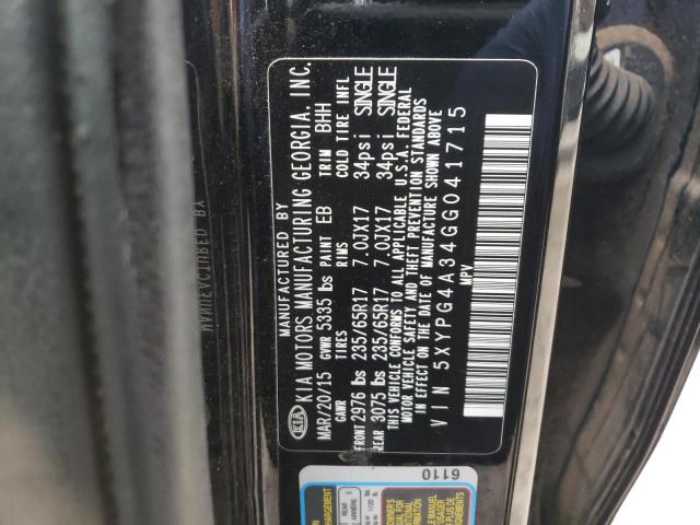 2016 KIA SORENTO LX - 5XYPG4A34GG041715