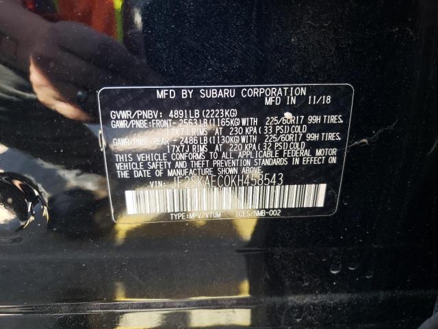 JF2SKAEC0KH458543 Subaru Forester Premium