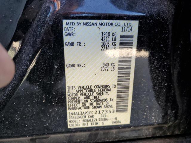 2015 NISSAN ALTIMA 2.5 1N4AL3AP1FC217353