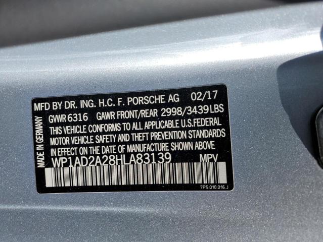 2017 PORSCHE CAYENNE GT - WP1AD2A28HLA83139