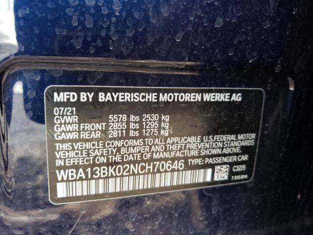 2022 BMW M550XI - WBA13BK02NCH70646