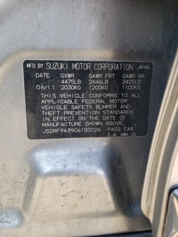 JS2RF9A39C6100026 Suzuki Kizashi