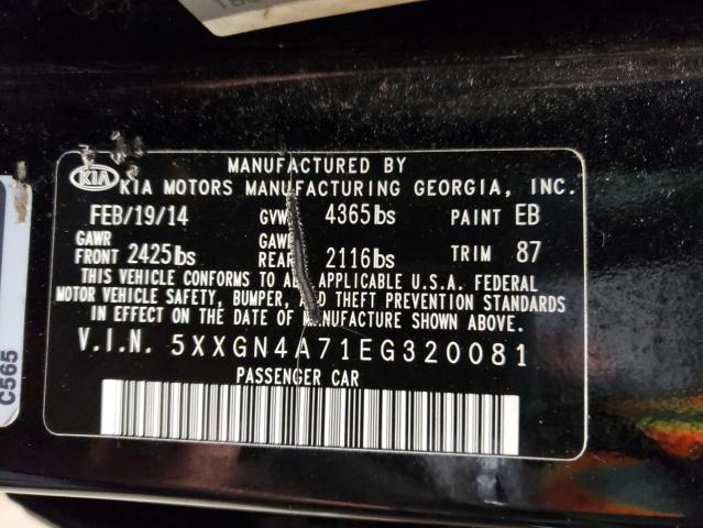 5XXGN4A71EG320081 KIA OPTIMA EX