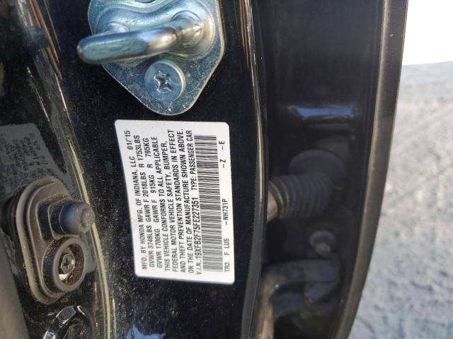 2015 HONDA CIVIC SE - 19XFB2F75FE227351