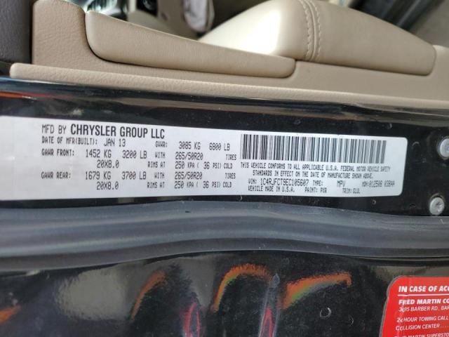 1C4RJFCT9EC105607 Jeep Grand Cherokee Overland