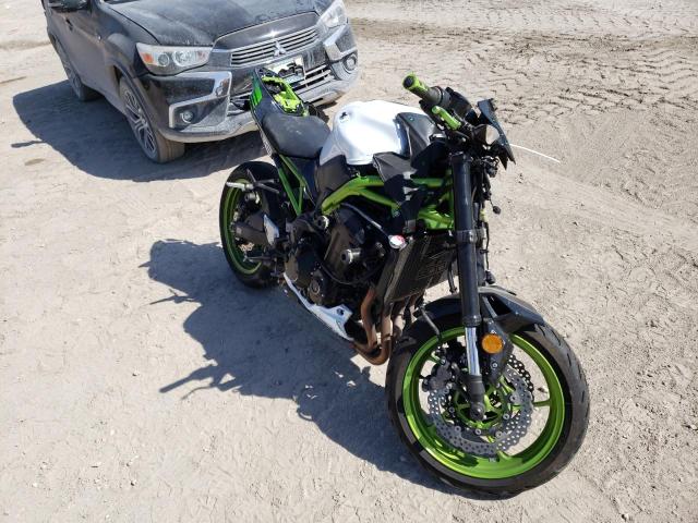 Salvage Motorcycles for parts for sale at auction: 2021 Kawasaki ZR900 F